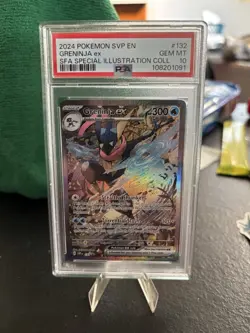 PSA 10 Pokemon Greninja Ex SVP 132 Shrouded Fable Special Illustration Promo - Image 1