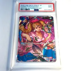 PSA 9 One Piece Card JP PRB-02 OP06-047 Charlotte Pudding R SP The Best vol.2 - Image 1