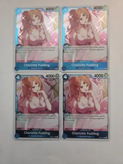Charlotte Pudding (Reprint) R Premium Booster -The Best- Vol. 2 OP06-047 NM X 4 - Image 1