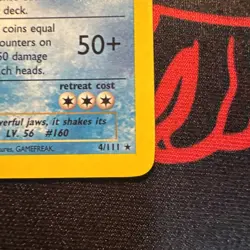 Pokemon TCG Feraligatr Neo Genesis Holo Unlimited Rare LP Condition. Pokemon TCG - Image 2