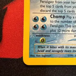 Pokemon TCG Feraligatr Neo Genesis Holo Unlimited Rare LP Condition. Pokemon TCG - Image 3