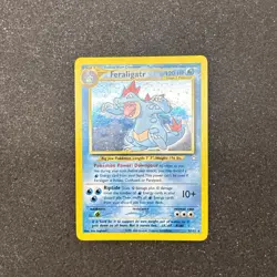 Pokemon TCG Feraligatr Neo Genesis Holo Rare Unlimited 5/111 NM - Image 3
