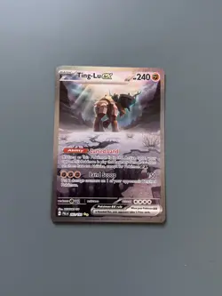Pokemon TCG Scarlet & Violet Paldea Evolved: Ting-Lu ex 263/193 SIR Card - NM - Image 1