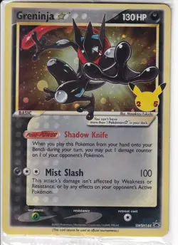 Sealed Greninja Star Holo Promo SWSH: Sword & Shield Promo Cards SWSH144 NM - Image 1