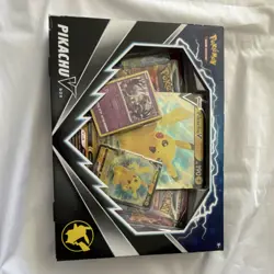 Pokemon Pikachu V Box Promo Booster Oversized Card English TCG - Image 1