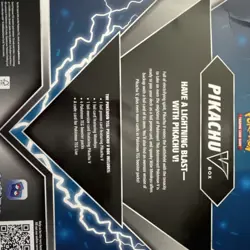 Pokemon Pikachu V Box Promo Booster Oversized Card English TCG - Image 5