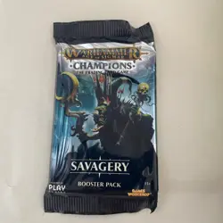 Warhammer Age of Sigma Champions Trading Card Game Savagery Booster Pack - Image 1