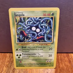 Pokemon Card - Base Set - Tangela 66/102 - Image 1