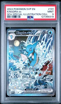 Kingdra EX 131 Scarlet & Violet Promo Holo Pokemon TCG Card PSA 9 - Image 1