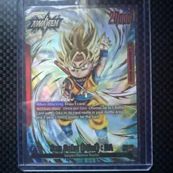 Son Goku (Mini) DA Leader FB05-001 Alt Art New Adventure Dragon Ball Super Card - Image 1