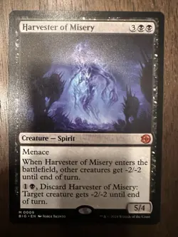 Harvester of Misery : MTG / Outlaws of Thunder Junction: The Big Score #0009 NM - Image 1