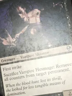 MTG Vampire Hexmage Zendikar Regular Moderately Played English - Image 2
