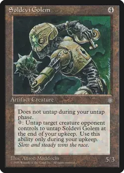 Soldevi Golem Ice Age Rare NM Magic: The Gathering Normal - Image 1