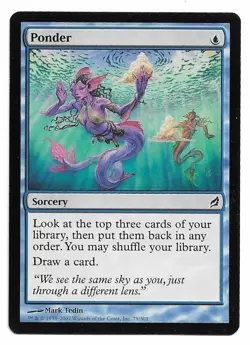MTG Ponder X1 Lorwyn edition common - Image 1