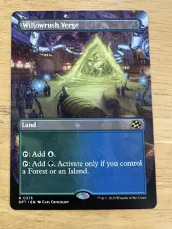 MTG | Willowrush Verge (Borderless) | NM | Aetherdrift - Image 1