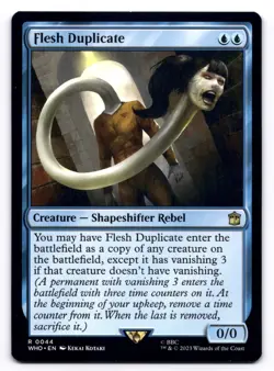 Flesh Duplicate NM Universes Beyond: Doctor Who 44 MTG Regular - Image 1