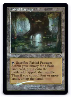 Fabled Passage NM Retro Frame WPN 1/1 MTG Foil - Image 1