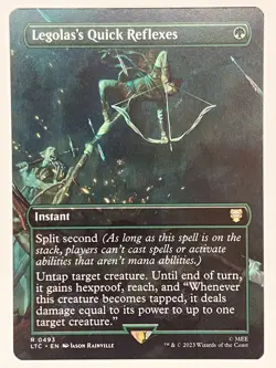 Legolas's Quick Reflexes NM Lord of the Rings: Tales of Middle-Earth 0493 MTG - Image 1