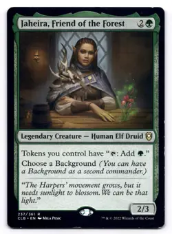 Jaheira, Friend of the Forest LP Battle for Baldur's Gate 237/361 MTG Regular - Image 1