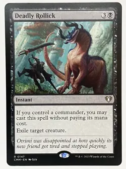 Deadly Rollick NM Commander Masters 0147 MTG Regular - Image 1