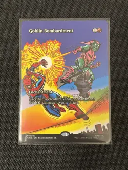 MTG: Goblin Bombardment (Borderless) Marvel Universe Eternal-Legal Regular NM - Image 1