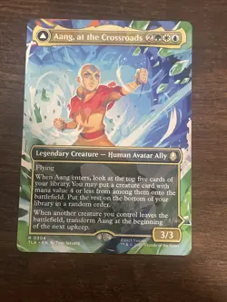 MTG Aang, at the Crossroads (Borderless) Avatar: The Last Airbender Regular - Image 1