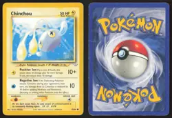 Pokemon TCG | Chinchou 42/64 | Common | Neo Revelation | Moderately Played - Image 1