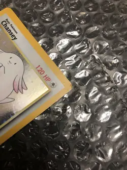 Chansey 003/102 Base Set Holo Pokemon TCG Slight Wear - Image 3