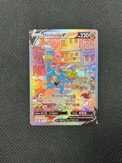 Pokemon Machamp V (Alternate Full Art) 172/189 Swsh10: Astral Radiance Holo - Image 1