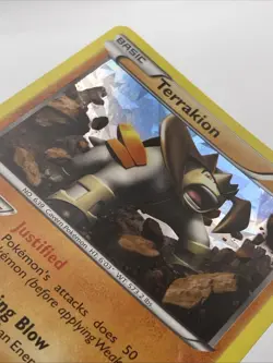 Terrakion Cracked Ice Holo BW71 Black Star Promo Black & White Pokemon Card - Image 2