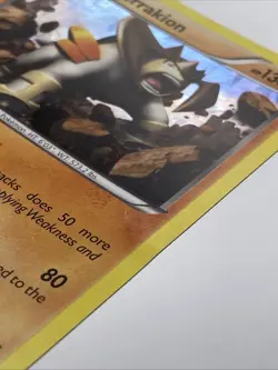 Terrakion Cracked Ice Holo BW71 Black Star Promo Black & White Pokemon Card - Image 3