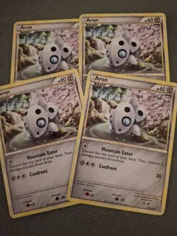 x4 Aron 56/102 Triumphant Pokemon TCG - Image 1
