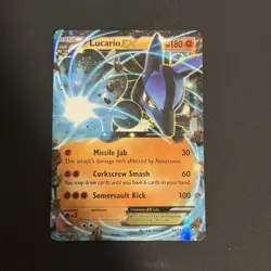 Lucario EX - 54/111 - Pokemon TCG Furious Fists XY Ultra Rare 2014 - Image 1