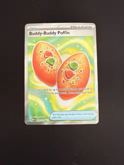 Buddy-Buddy Poffin 167/132 ME01: Mega Evolution Ultra Rare Pokemon TCG NM - Image 1