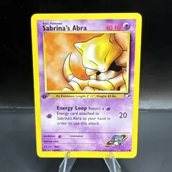 SABRINA’S ABRA - 1st Edition Gym Heroes - 91/132 - Common - Pokemon - LP - Image 1