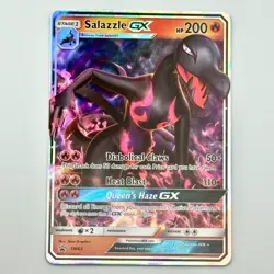 Salazzle GX SM63 Near Mint Black Star Promo Holo 2017 Team Skull Pokemon TCG - Image 1