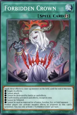 Forbidden Crown Secret Rare YuGiOh! - Image 1