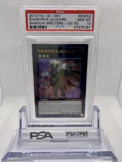 Yugioh Ghostrick Alucard PSA 10 GEM MINT ULTIMATE RARE POP 2 - Image 1