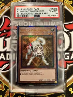 YuGiOh RYKO, LIGHTSWORN HUNTER RA02-EN003🔥PSA 10 GEM🔥1st ED-2024 ULTIMATE RARE - Image 3