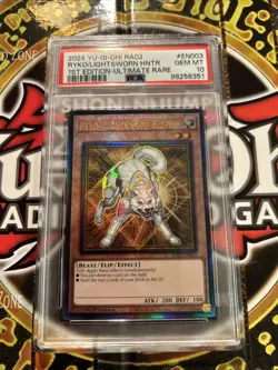 YuGiOh RYKO, LIGHTSWORN HUNTER RA02-EN003🔥PSA 10 GEM🔥1st ED-2024 ULTIMATE RARE - Image 4