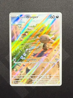 POKEMON TCG PHANTASMAL FLAMES PALDEAN WOOPER 102/094 ILLUSTRATION RARE IR CARD - Image 3