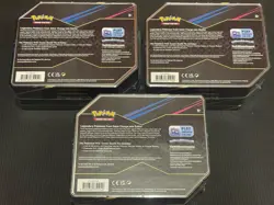 3x Pokemon TCG - Crown Zenith Tins (Galarian Articuno Zapdos Moltres) Art Set - Image 2