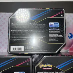 3 x Pokemon Crown Zenith Tins Galarian Birds Zapdos Articuno Moltres | Sealed - Image 5