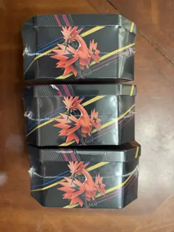 Pokemon TCG Crown Zenith Tins-Moltres, Articuno, Zapdos- Lot of 3 Tins- - Image 5