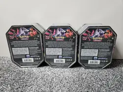 Pokemon Crown Zenith 3x Tins Galarian Birds Zapdos Articuno Moltres New & Sealed - Image 3