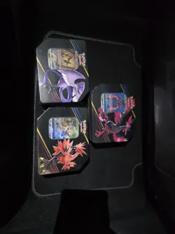 Pokemon TCG Crown Zenith Tins Moltres Zapdos Articuno (Set of 3) - Image 2