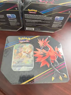 Pokemon TCG Crown Zenith Tins Moltres Zapdos Articuno (Set of 3) sealed - Image 4