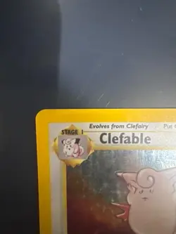 Pokemon TCG Clefable 1/64 Jungle Holo Rare 1st Edition - MP - - Image 5