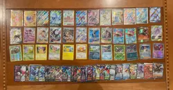 140 Pokemon Card Lot V, Ex, AR, Vmax, Trainer gallery Etc.. - Image 1