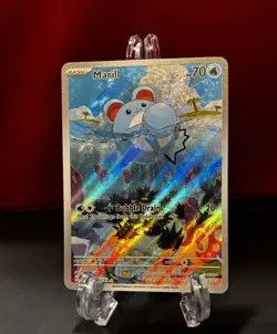 Pokemon TCG Marill Paldea Evolved Holo Card 204/193 Illustration Rare LP+ - Image 1